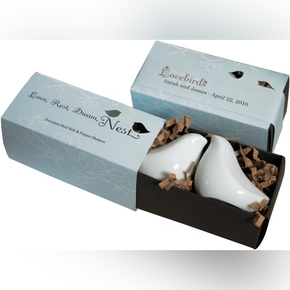 Porcelain Bird Salt and Pepper Shakers
